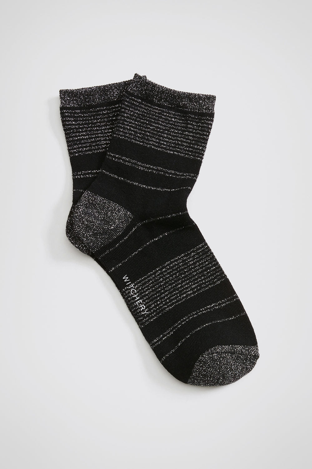Stripy Quarter Crew Sock