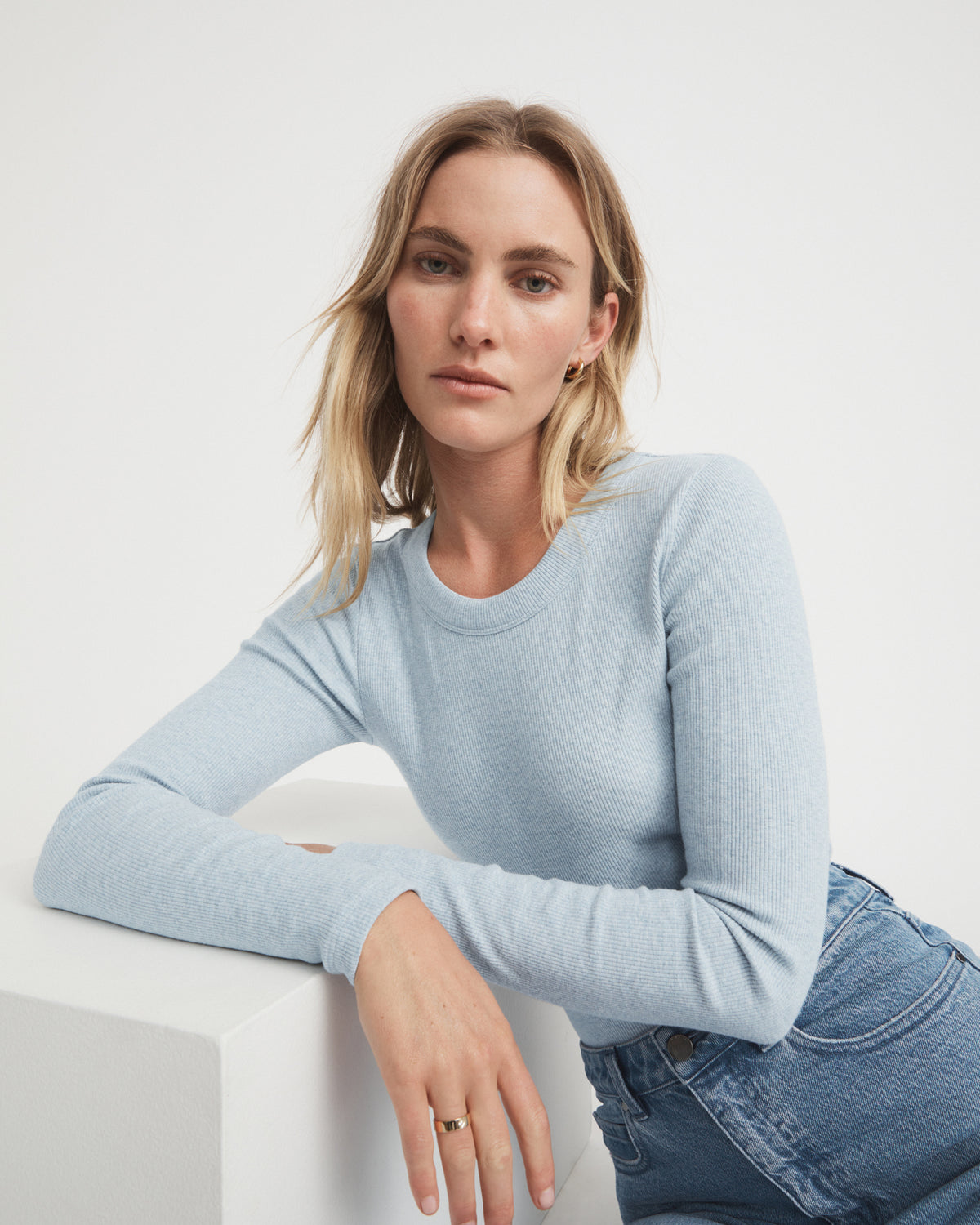 Long Sleeve Rib Top