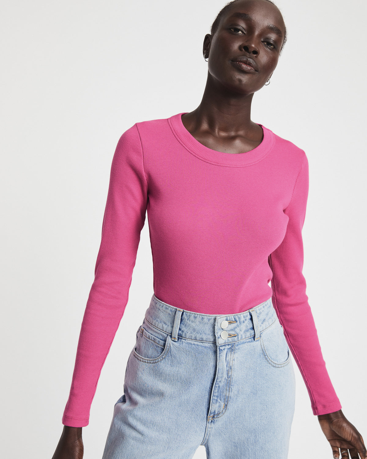 Long Sleeve Rib Top