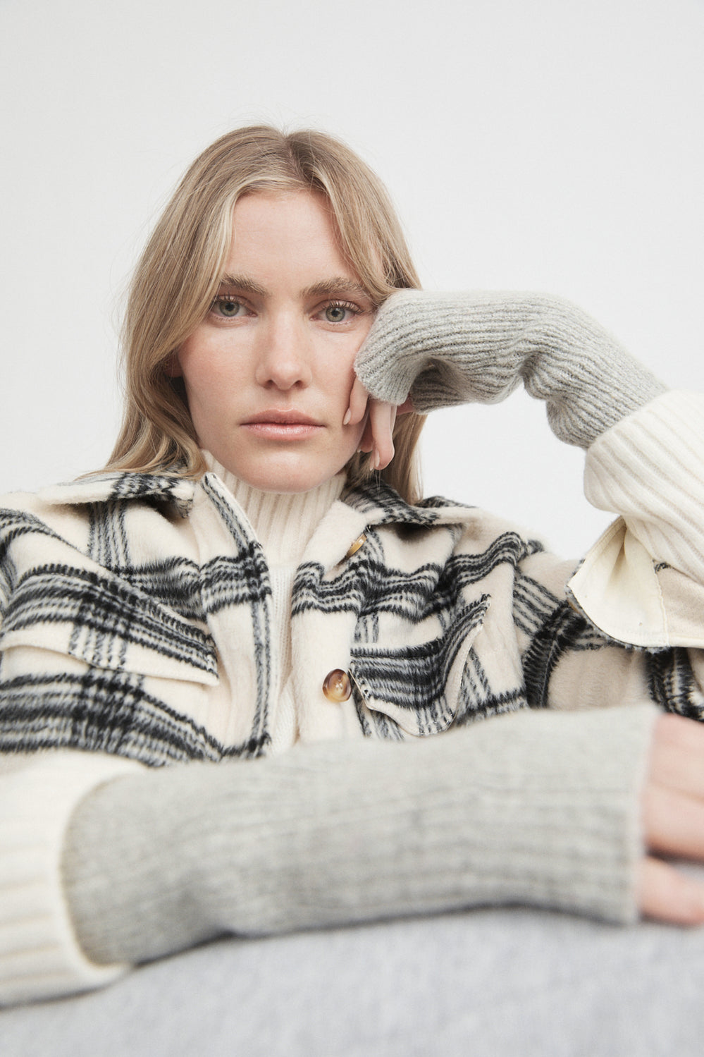 Rib Knit Gloves