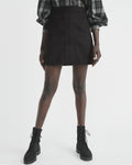 Multistitch Mini Skirt
