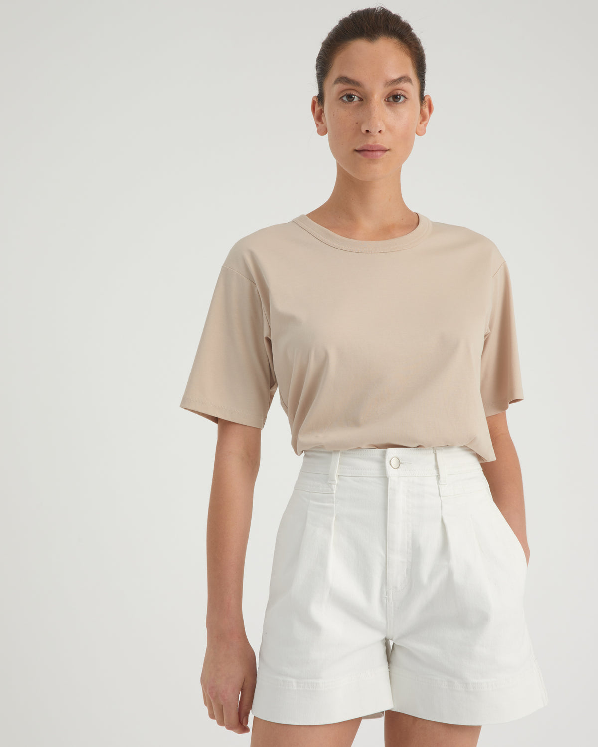 Mercerised Cotton T-Shirt