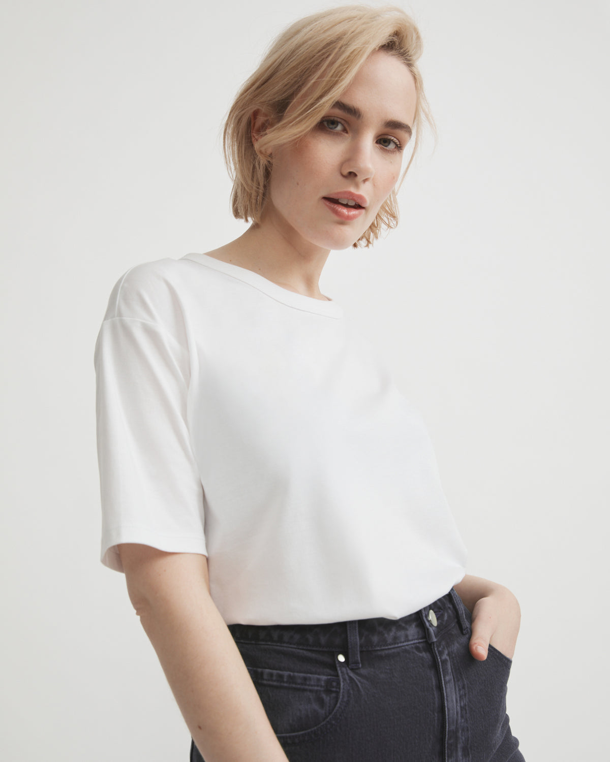 Mercerised Cotton T-Shirt