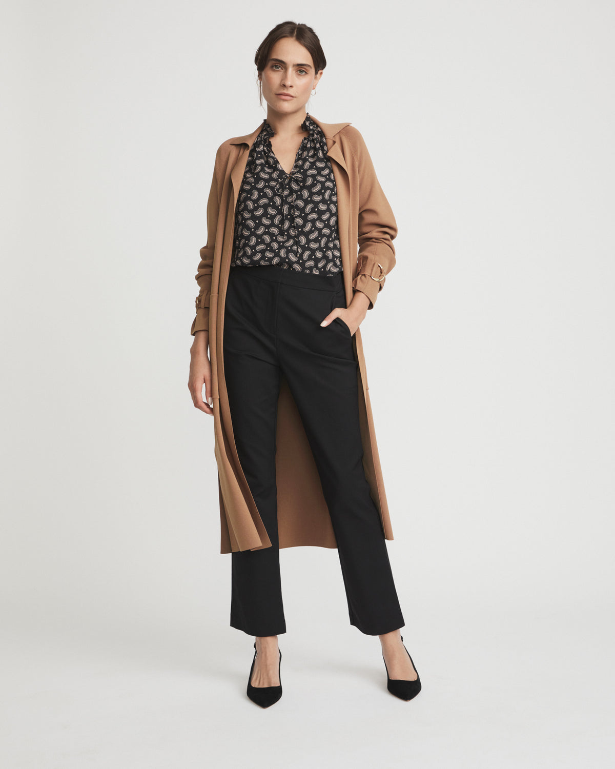 High Rise Slim Pant