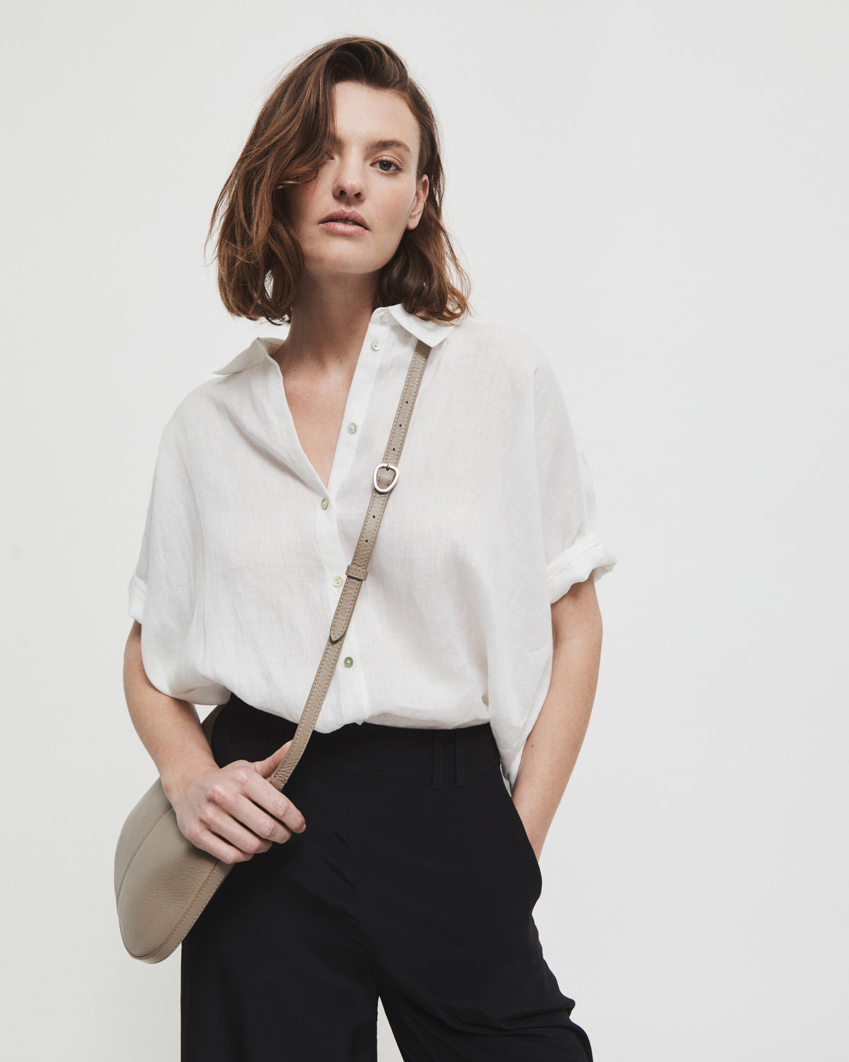 Amalia Pebble Leather Mini Bag