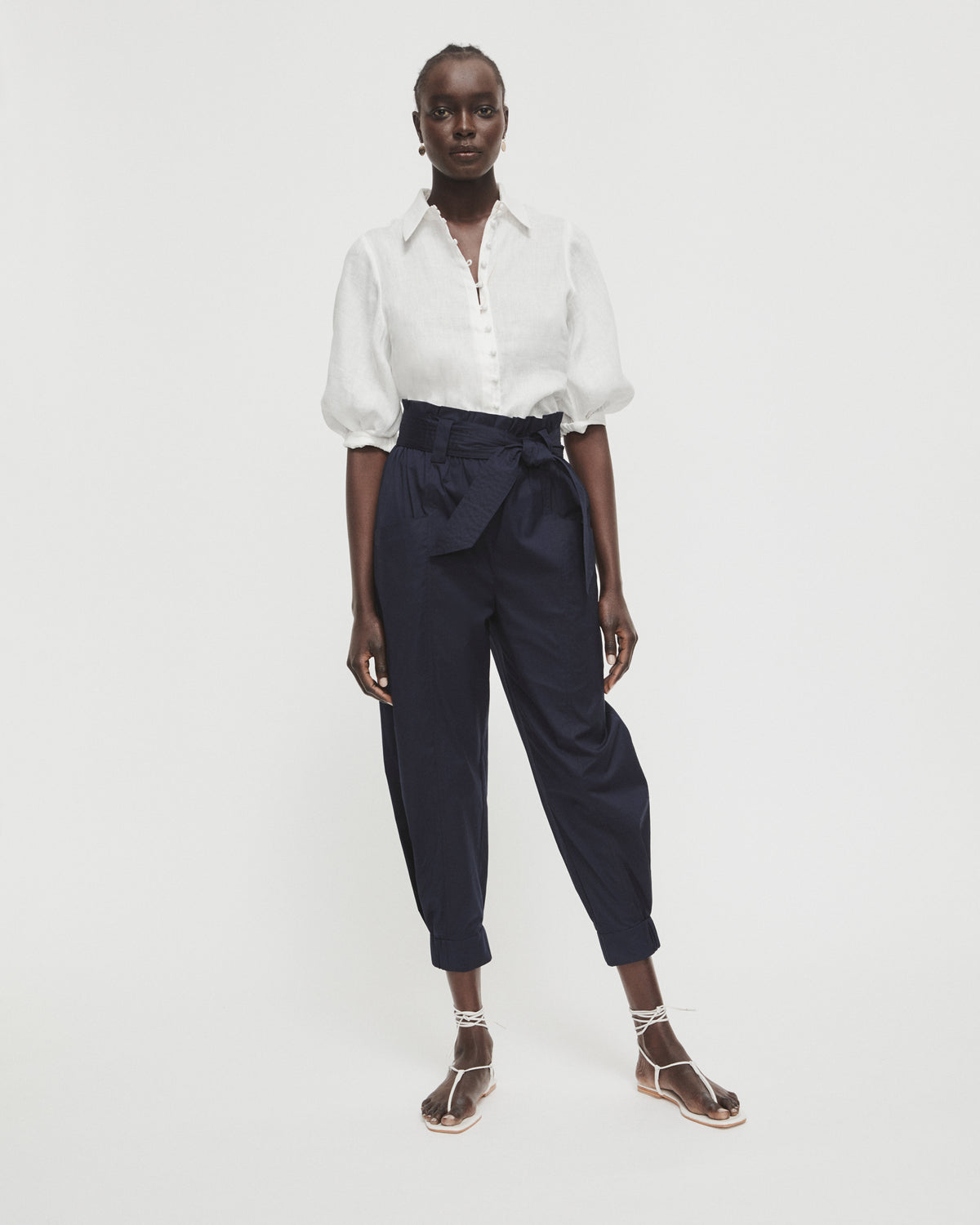 Tie Paper Bag Pant