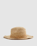 Catalan Raffia Fedora Hat