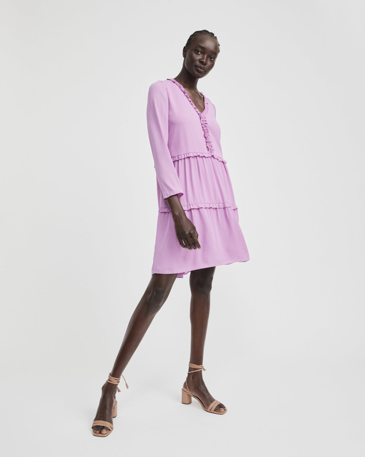 Ruffle Mini Dress
