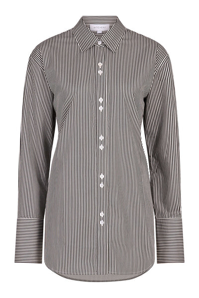 Cotton Stripe Relaxed Shirt