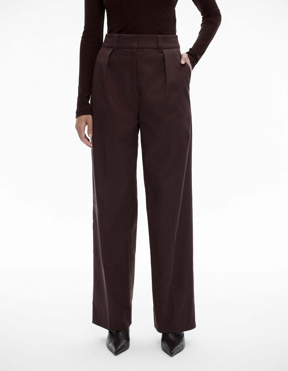 Cotton Blend Trouser