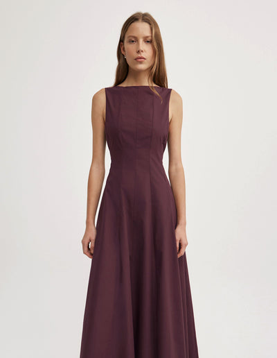 Panelled Midi Dress