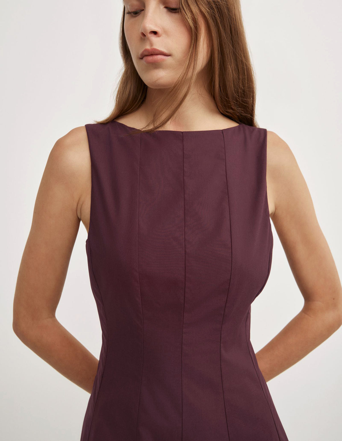 Panelled Midi Dress