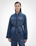 Tie Denim Shirt