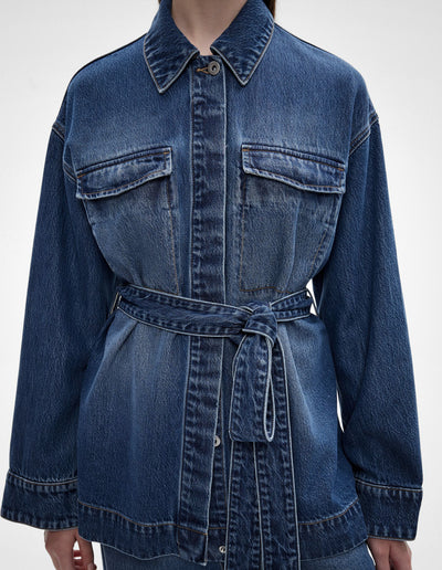 Tie Denim Shirt