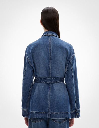 Tie Denim Shirt