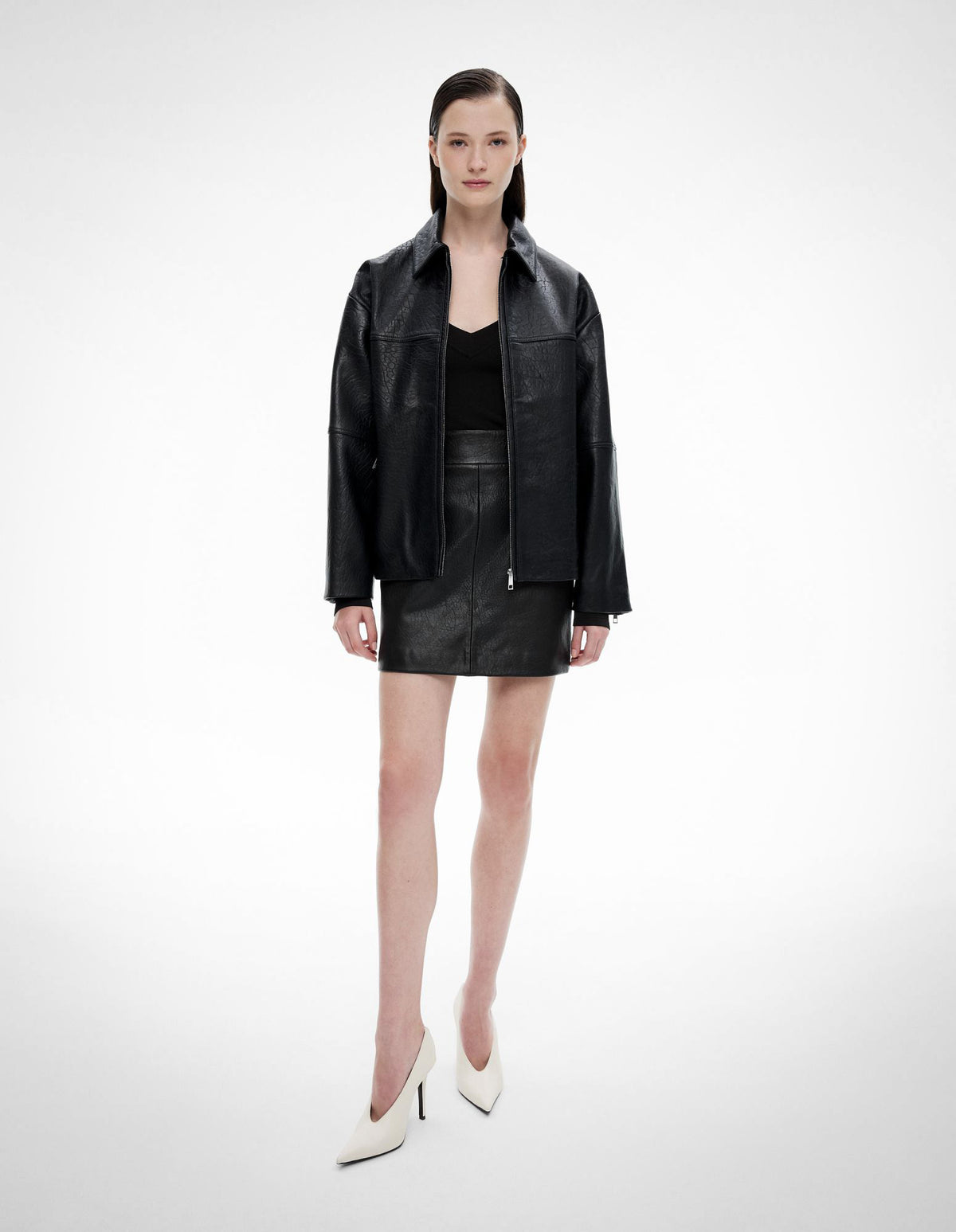 Leather Mini Skirt