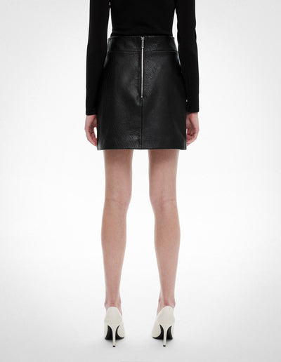 Leather Mini Skirt