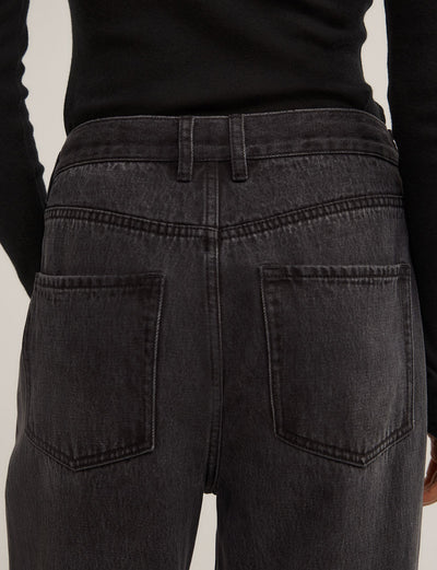 Drawcord Denim Jeans