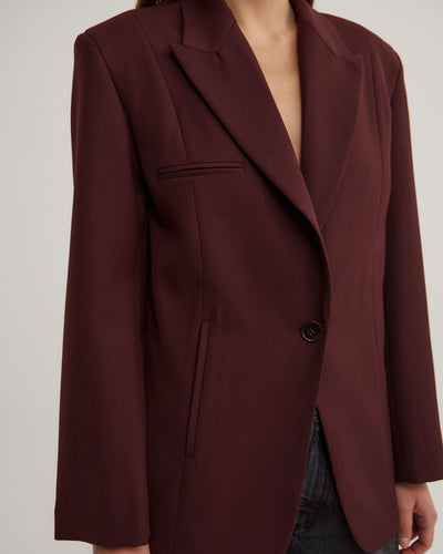Piped Pocket Blazer