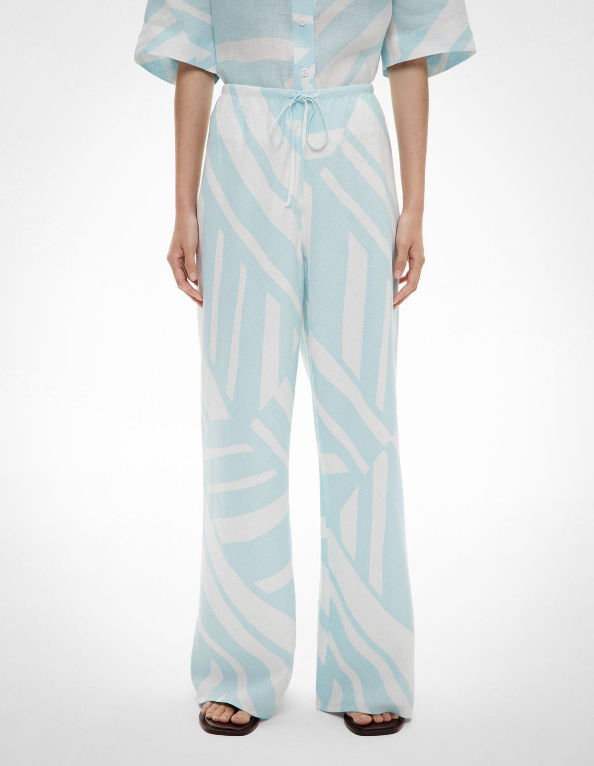 Bias Linen Pants