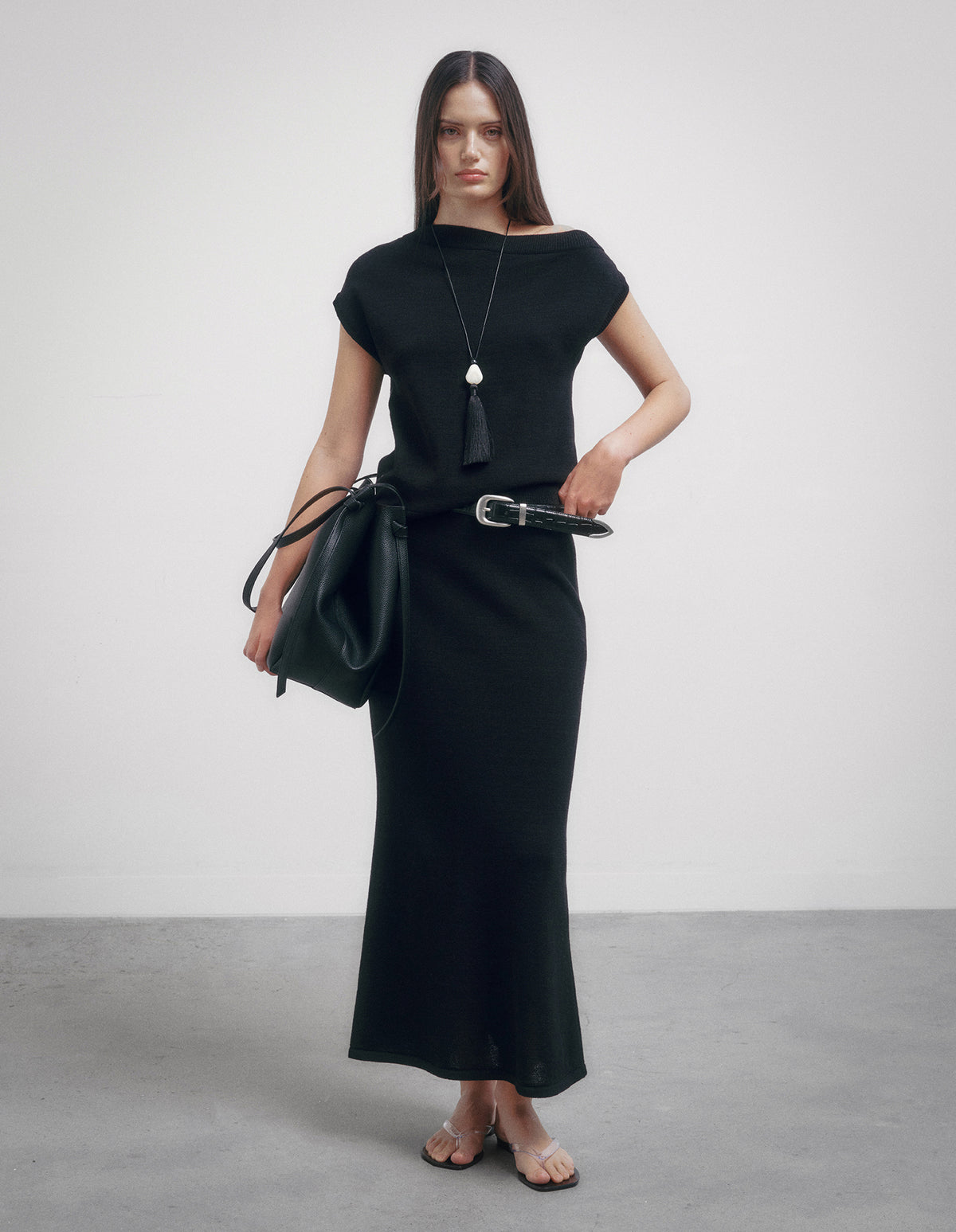 Knit Maxi Skirt