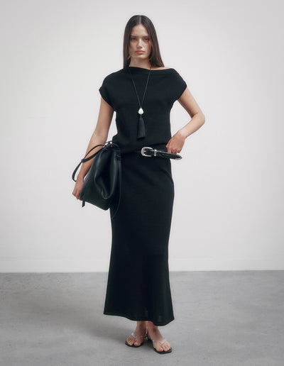 Knit Maxi Skirt