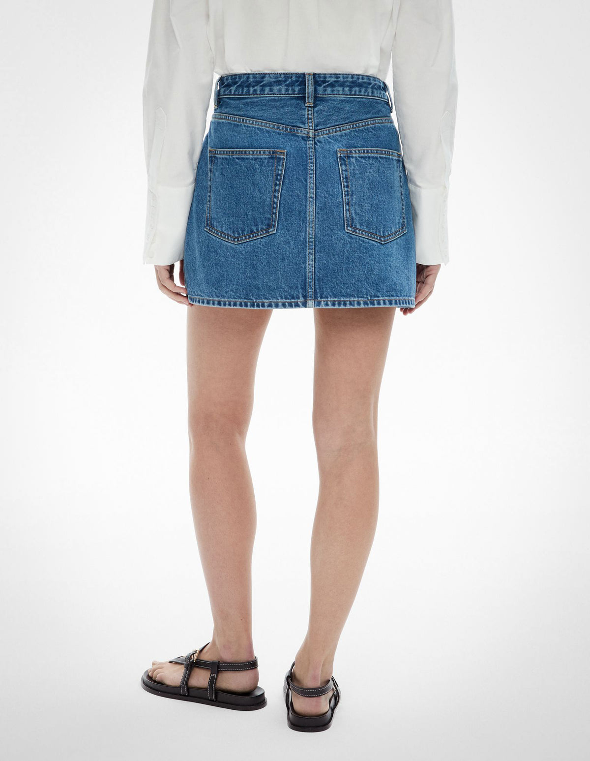 Denim Mini Skirt
