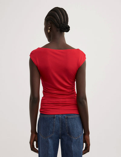 Draped Jersey T-Shirt