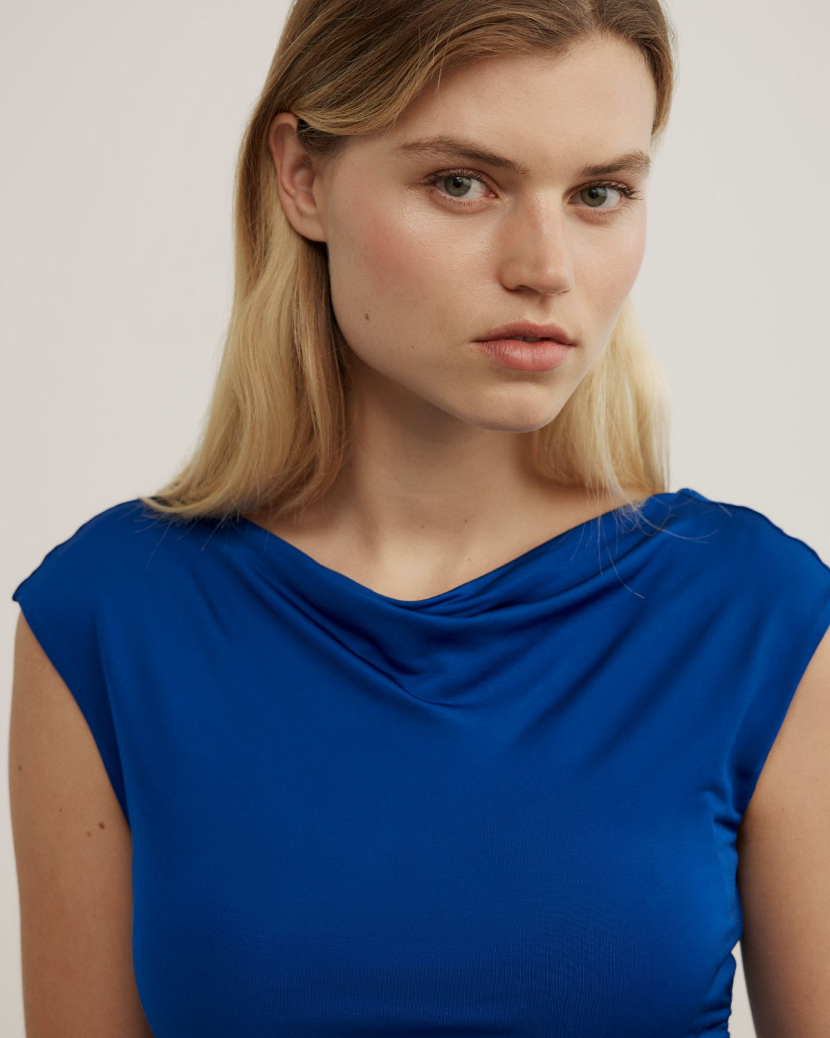 Draped Jersey T-Shirt