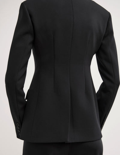 Collarless Blazer