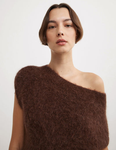 Asymmetric Fluffy Top