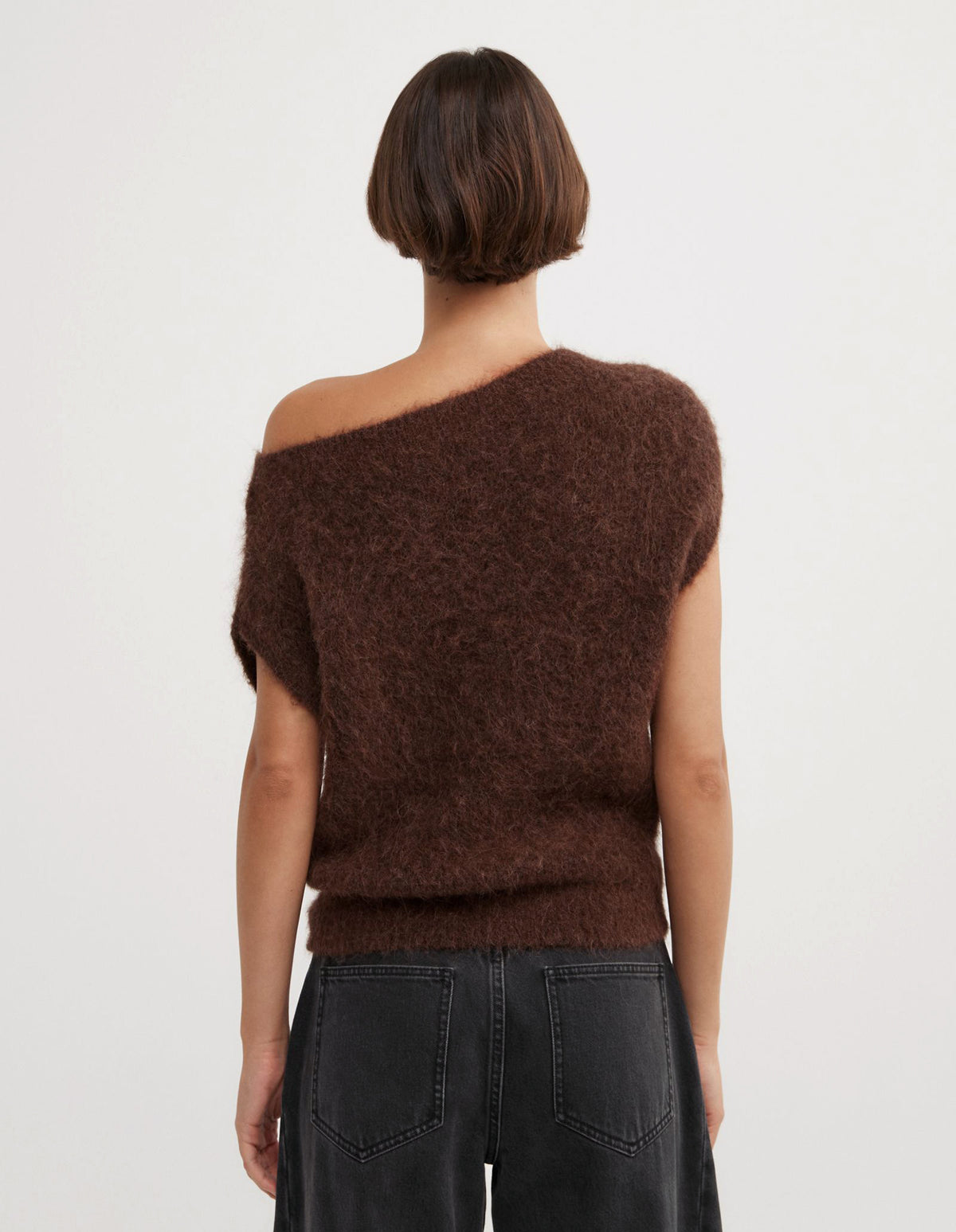 Asymmetric Fluffy Top