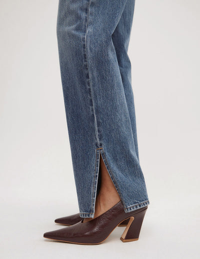 Split Detail Denim Jeans