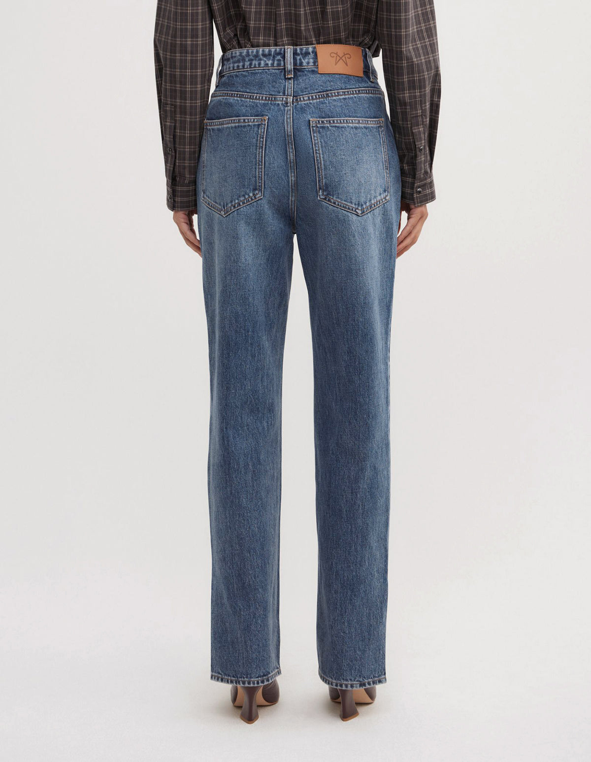 Split Detail Denim Jeans