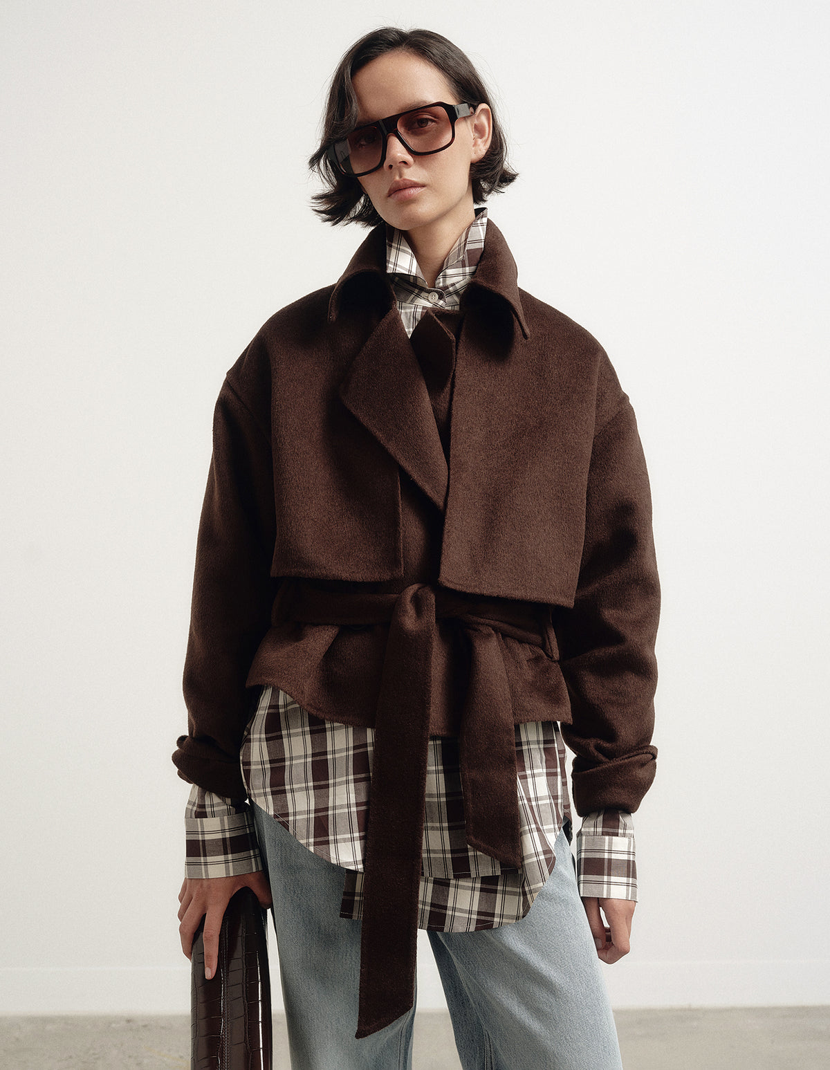 Cropped Trench Coat