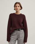 Longline Crew Neck Knit