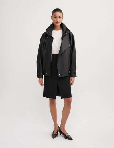 Structured Midi Skirt