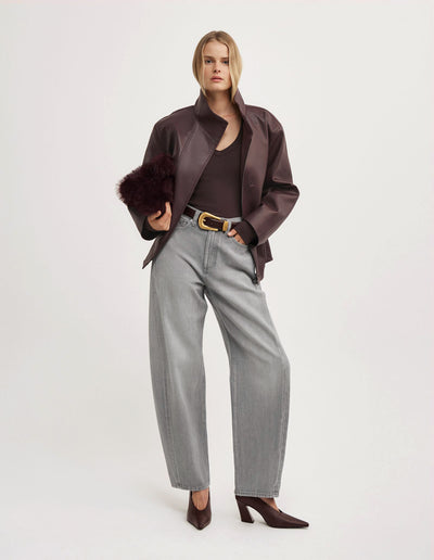 V-Neck Long Sleeve Top