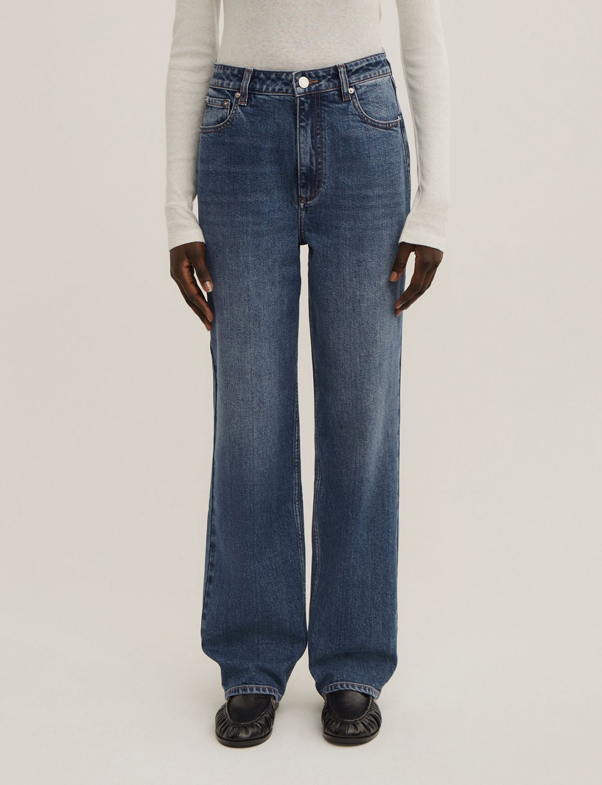Full Length Straight Jeans