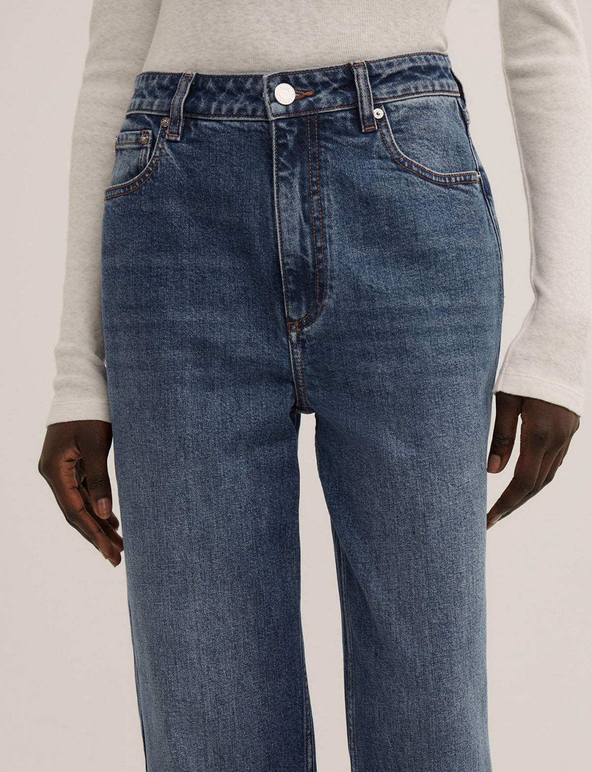 Full Length Straight Jeans