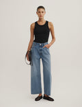 Wide Leg Crop Jeans