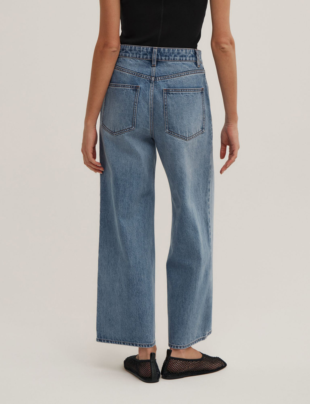 Wide Leg Crop Jeans