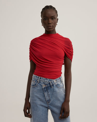 Mesh Cape Top