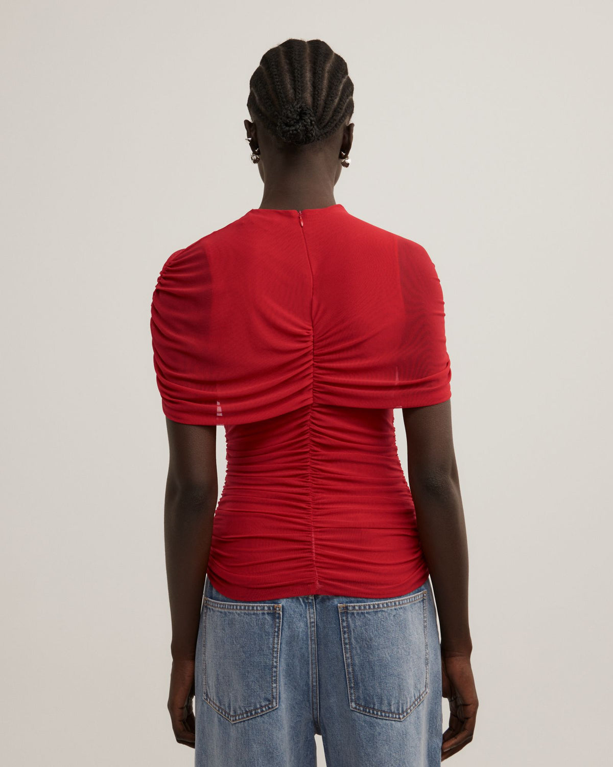 Mesh Cape Top