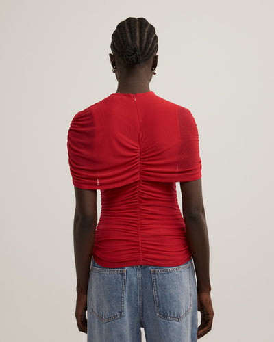 Mesh Cape Top