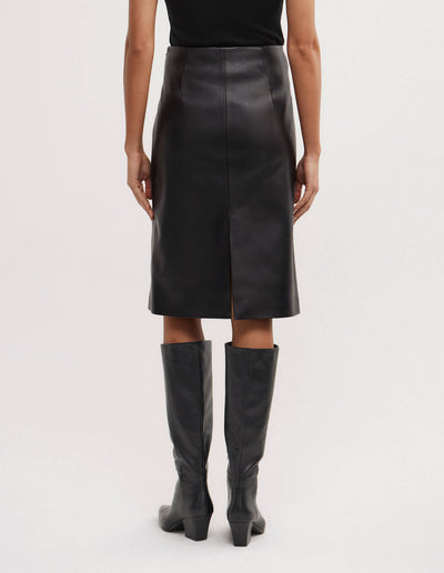 Split Back Midi Skirt