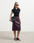 Split Back Midi Skirt