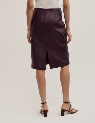 Split Back Midi Skirt