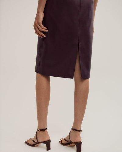 Split Back Midi Skirt