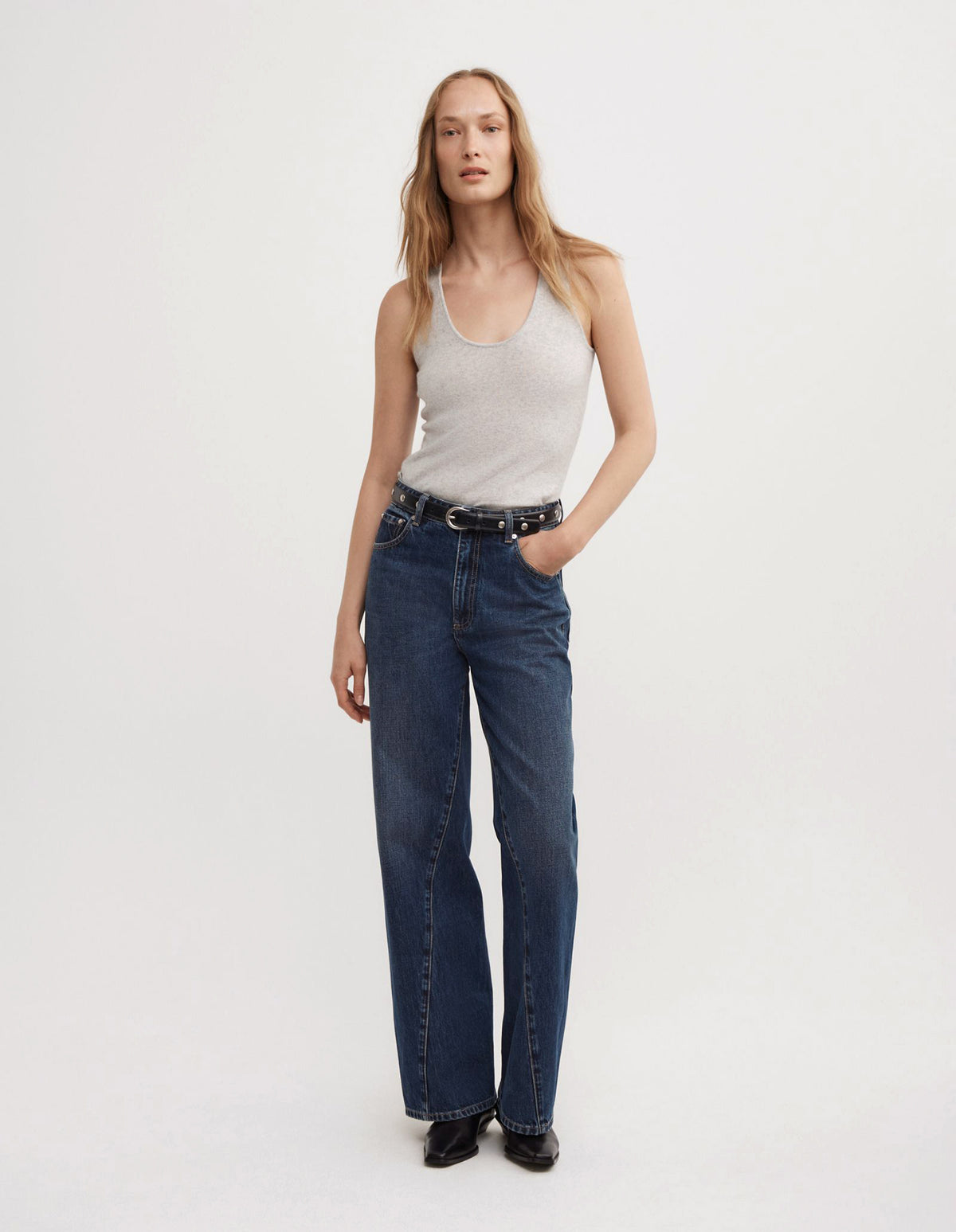 Cashmere Scoop Tank Top